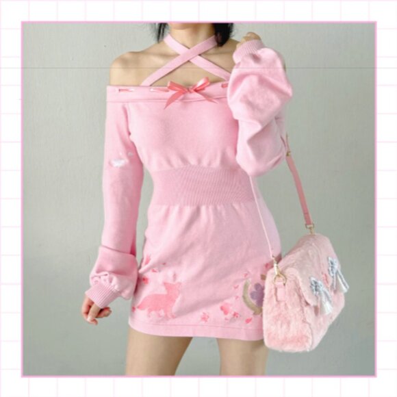 Genshin Impact Yae Miko Knit Dress - Size M - Picture 2 of 5